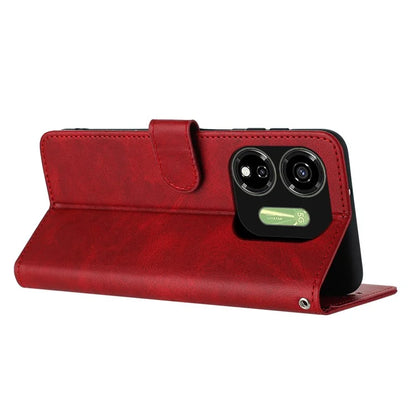 Case for itel P55 5G P661N Stand Wallet PU Leather Phone Cover with Strap