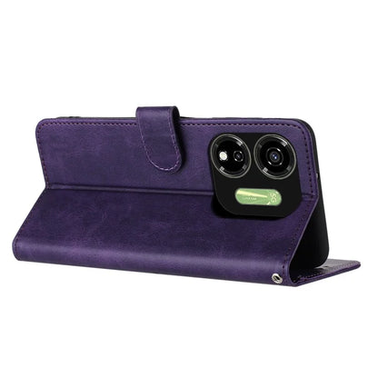 Case for itel P55 5G P661N Stand Wallet PU Leather Phone Cover with Strap