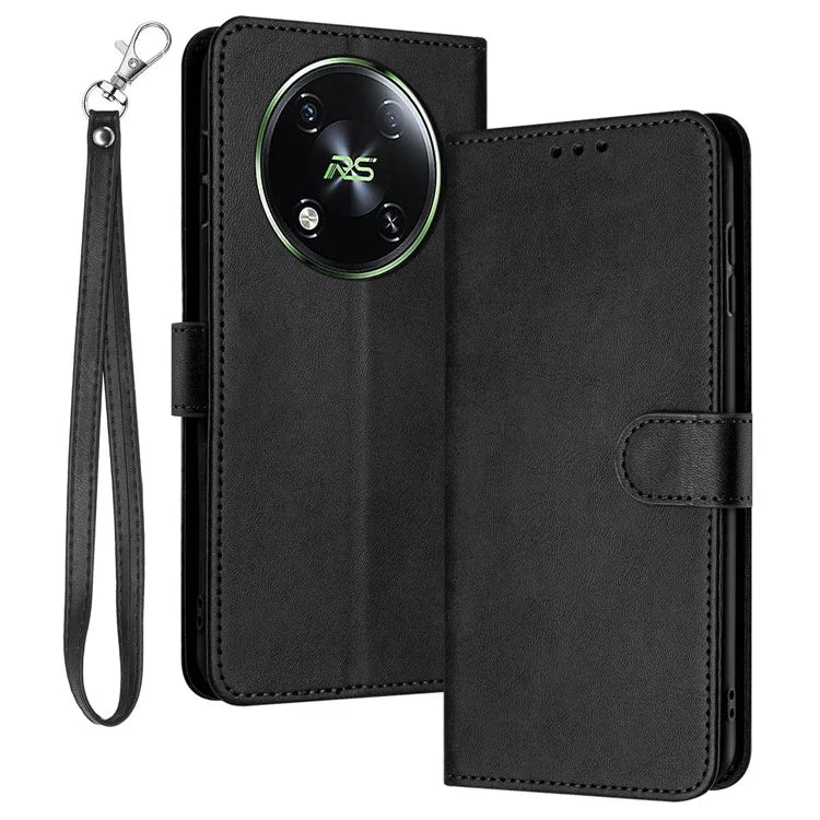 Leather Phone Cases for itel RS4 4G Wholesale Folding Stand Calf Texture Cover