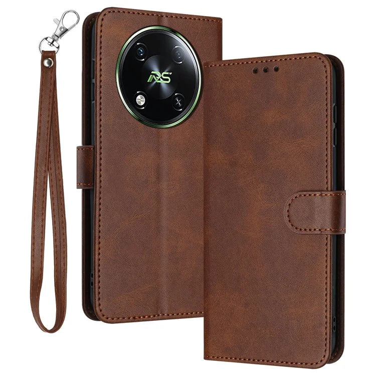 Leather Phone Cases for itel RS4 4G Wholesale Folding Stand Calf Texture Cover