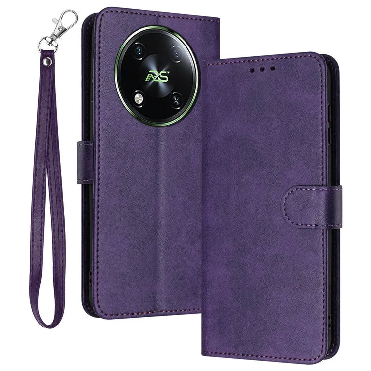Leather Phone Cases for itel RS4 4G Wholesale Folding Stand Calf Texture Cover