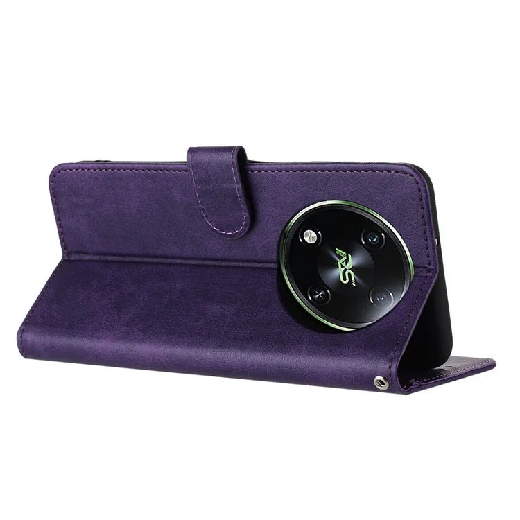 Leather Phone Cases for itel RS4 4G Wholesale Folding Stand Calf Texture Cover