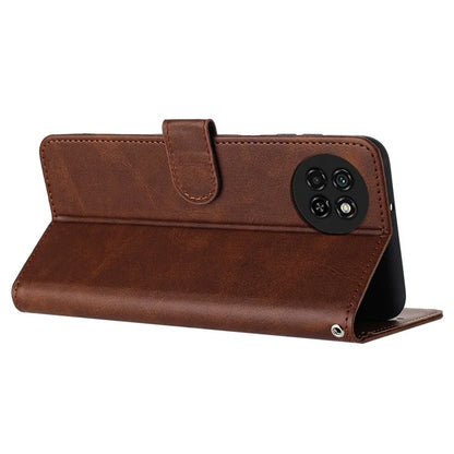 For itel S23 Full Protection Case Calf Texture PU Leather Stand Phone Cover