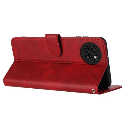 For itel S23 Full Protection Case Calf Texture PU Leather Stand Phone Cover