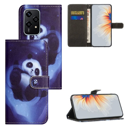 For Honor 200 Lite Case Cross Texture Leather Flip Pattern Phone Cover