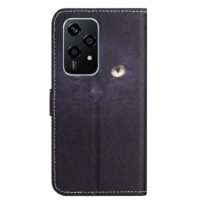 For Honor 200 Lite Case Cross Texture Leather Flip Pattern Phone Cover
