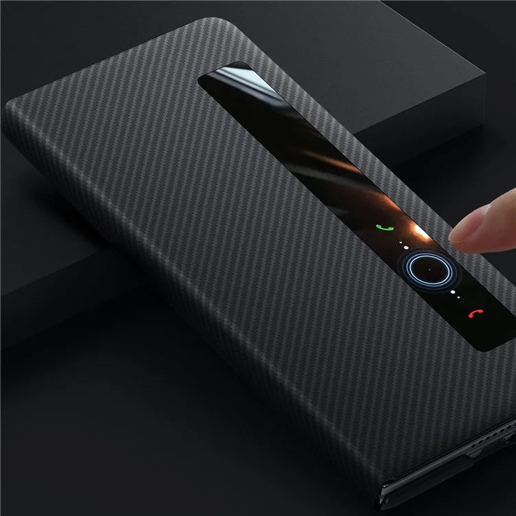 SULADA For vivo X Fold3 Pro Case View Window Leather+PC Back Cover with Wake / Sleep Function