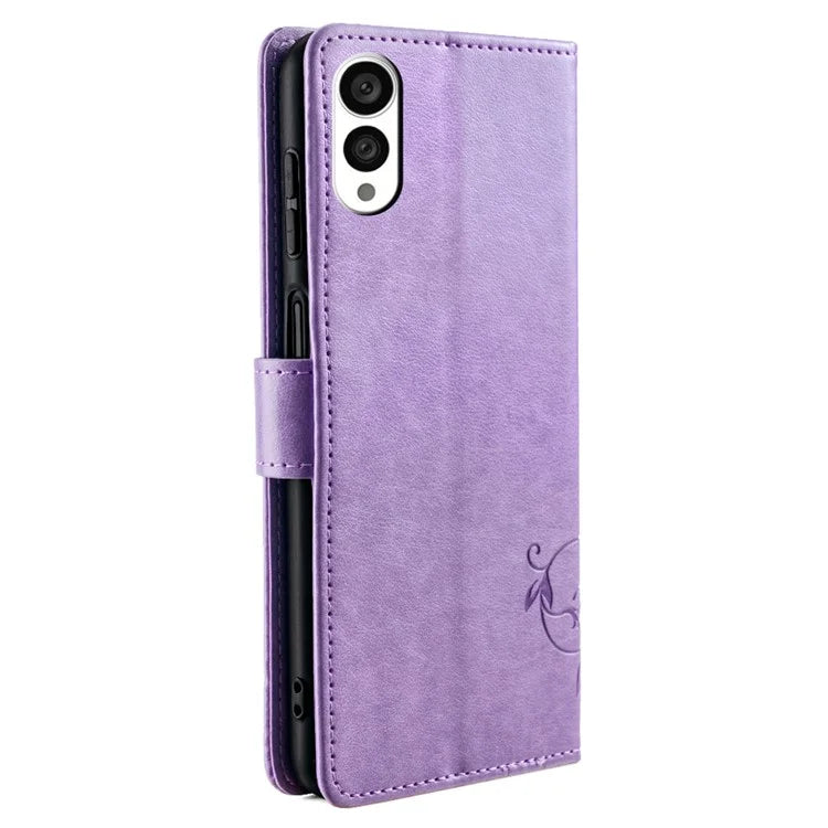 For FCNT Arrows N F-51C Case Imprint PU Leather Wallet Cover Cell Phone Accessories Wholesale