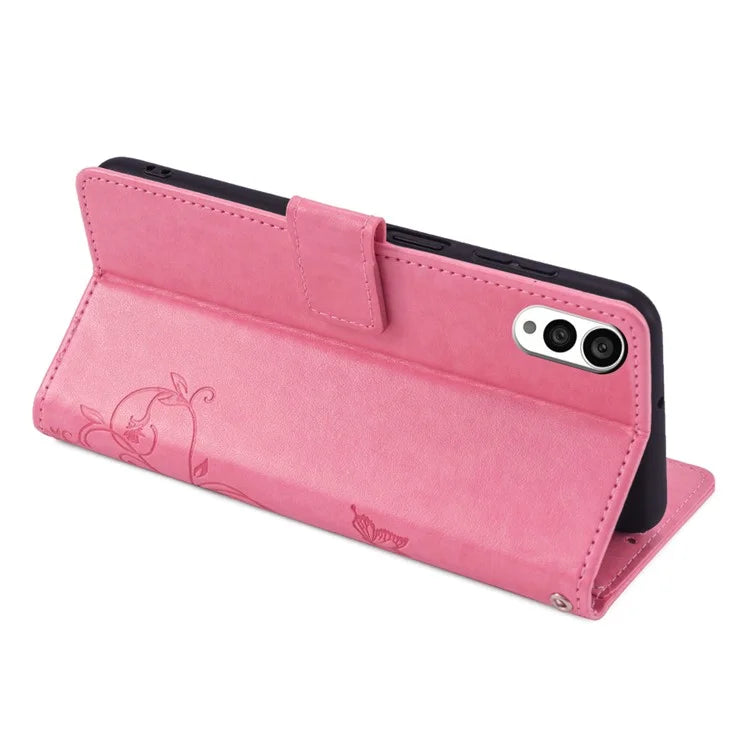 For FCNT Arrows N F-51C Case Imprint PU Leather Wallet Cover Cell Phone Accessories Wholesale