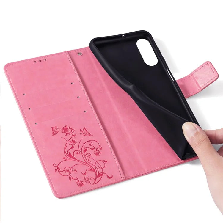 For FCNT Arrows N F-51C Case Imprint PU Leather Wallet Cover Cell Phone Accessories Wholesale