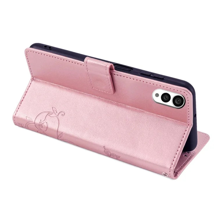 For FCNT Arrows N F-51C Case Imprint PU Leather Wallet Cover Cell Phone Accessories Wholesale