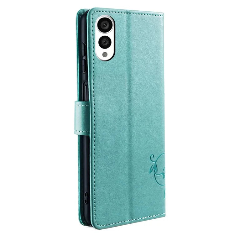 For FCNT Arrows N F-51C Case Imprint PU Leather Wallet Cover Cell Phone Accessories Wholesale