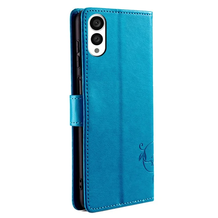 For FCNT Arrows N F-51C Case Imprint PU Leather Wallet Cover Cell Phone Accessories Wholesale