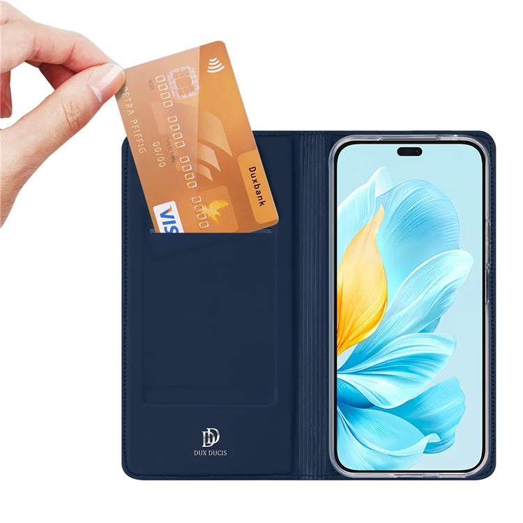 DUX DUCIS Skin Pro Series For Honor 200 Lite Leather Case Card Slots Stand Flip Phone Cover
