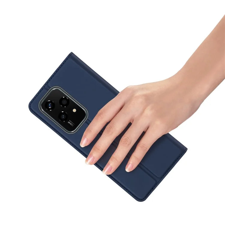 DUX DUCIS Skin Pro Series For Honor 200 Lite Leather Case Card Slots Stand Flip Phone Cover