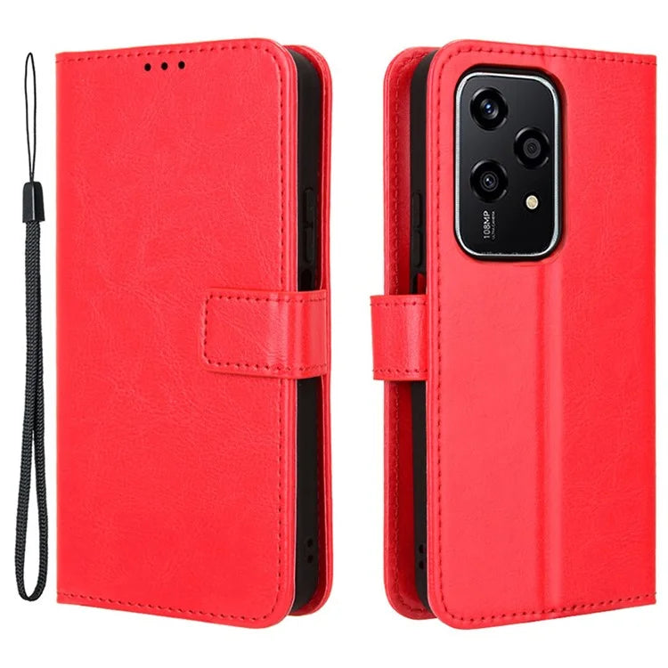 For Honor 200 Lite Case Leather Wallet Phone Cover Mobile Accessories Wholesale Supplier