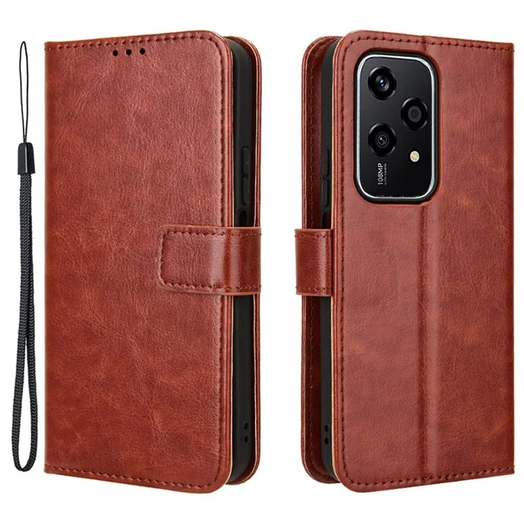 For Honor 200 Lite Case Leather Wallet Phone Cover Mobile Accessories Wholesale Supplier