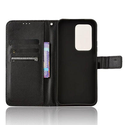 For Honor 200 Lite Case Wallet Diamond Texture PU Leather TPU Protective Shell Phone Cover