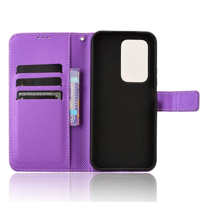 For Honor 200 Lite Case Wallet Diamond Texture PU Leather TPU Protective Shell Phone Cover