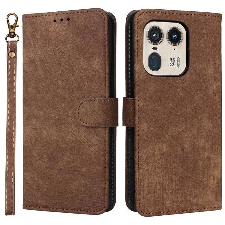 For Motorola Edge 50 Ultra 5G / Moto X50 Ultra 5G Phone Case Wallet PU Leather Flip Cover with RFID Blocking