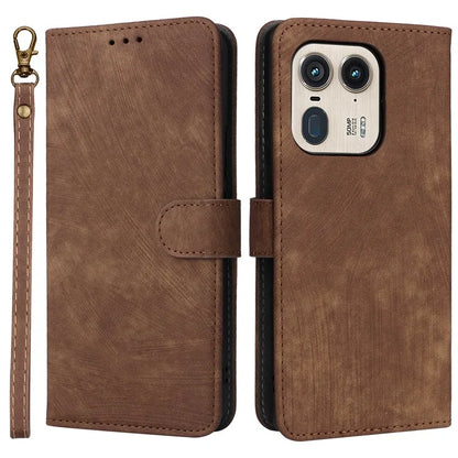 For Motorola Edge 50 Ultra 5G / Moto X50 Ultra 5G Phone Case Wallet PU Leather Flip Cover with RFID Blocking