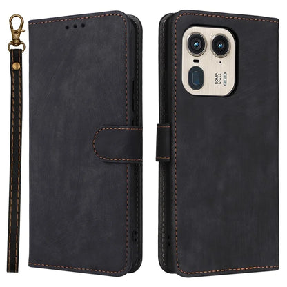 For Motorola Edge 50 Ultra 5G / Moto X50 Ultra 5G Phone Case Wallet PU Leather Flip Cover with RFID Blocking