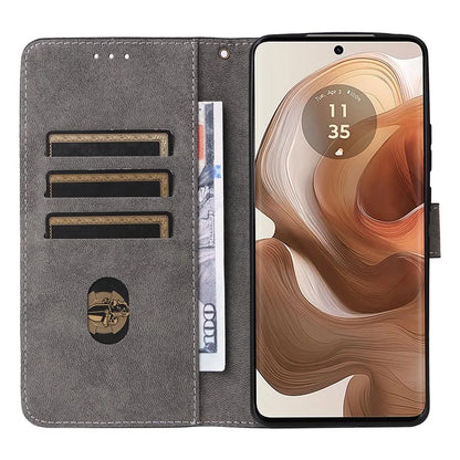 For Motorola Edge 50 Ultra 5G / Moto X50 Ultra 5G Phone Case Wallet PU Leather Flip Cover with RFID Blocking
