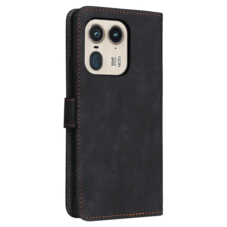 For Motorola Edge 50 Ultra 5G / Moto X50 Ultra 5G Phone Case Wallet PU Leather Flip Cover with RFID Blocking