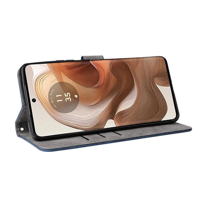 For Motorola Edge 50 Ultra 5G / Moto X50 Ultra 5G Phone Case Wallet PU Leather Flip Cover with RFID Blocking