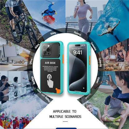 SHELLBOX Air Box Series For iPhone 15 Pro Max Waterproof Cover PC+TPU+PET Protective Phone Case