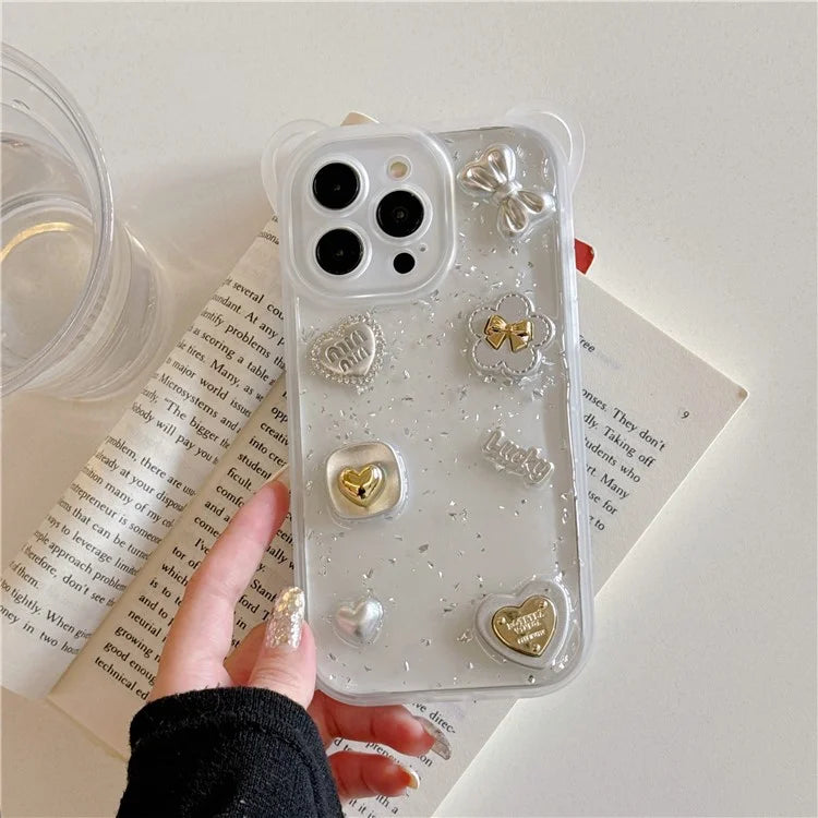 For iPhone 15 Pro Max Case 3D Personalized Pattern PC+TPU Phone Cover with Hand Strap