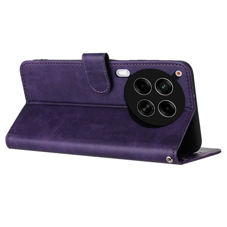 For TECNO Camon 30 4G / 5G Case Leather Stand Drop Protection Cell Phone Cover