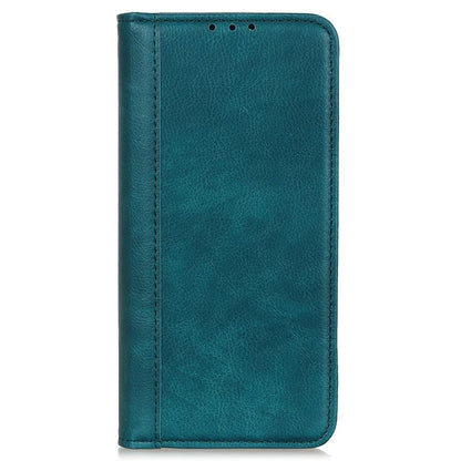 For Motorola Edge 50 Pro 5G Case Split Leather Wallet Magnetic Closure Litchi Texture Cover