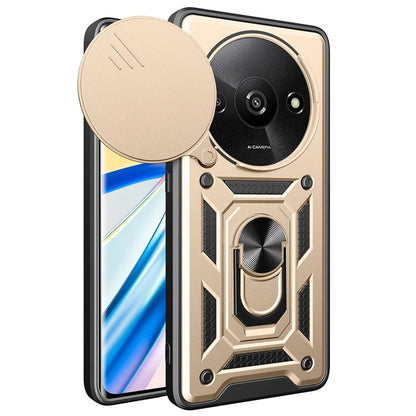 For Xiaomi Redmi A3 / Poco C61 4G Phone Back Case Camera Protection PC+TPU Scratch-Resistant Cover
