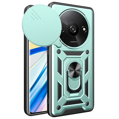 For Xiaomi Redmi A3 / Poco C61 4G Phone Back Case Camera Protection PC+TPU Scratch-Resistant Cover