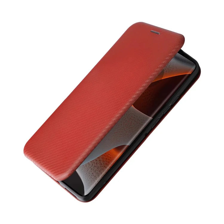 For Motorola Edge 50 Pro 5G Case Carbon Fiber Texture Leather Phone Shell