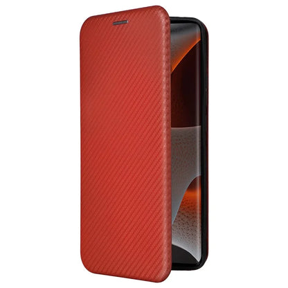 For Motorola Edge 50 Pro 5G Case Carbon Fiber Texture Leather Phone Shell