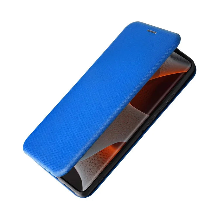 For Motorola Edge 50 Pro 5G Case Carbon Fiber Texture Leather Phone Shell
