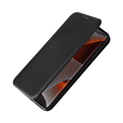 For Motorola Edge 50 Pro 5G Case Carbon Fiber Texture Leather Phone Shell
