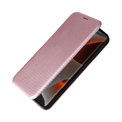 For Motorola Edge 50 Pro 5G Case Carbon Fiber Texture Leather Phone Shell