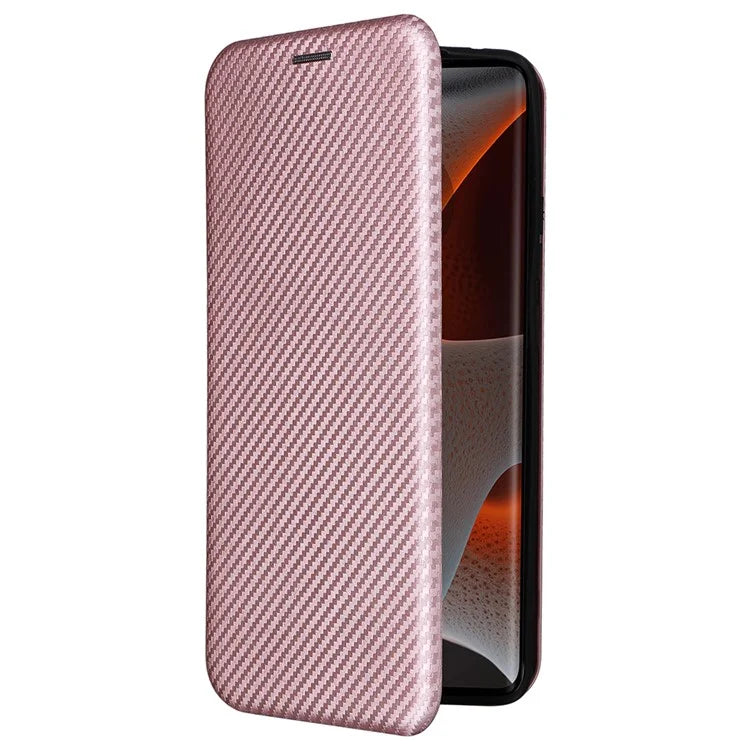 For Motorola Edge 50 Pro 5G Case Carbon Fiber Texture Leather Phone Shell