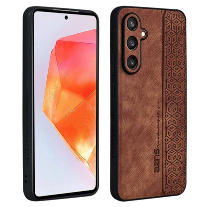 AZNS For Samsung Galaxy M55 5G / C55 5G / F55 5G Case Slim Soft TPU + PU Leather Back Cover