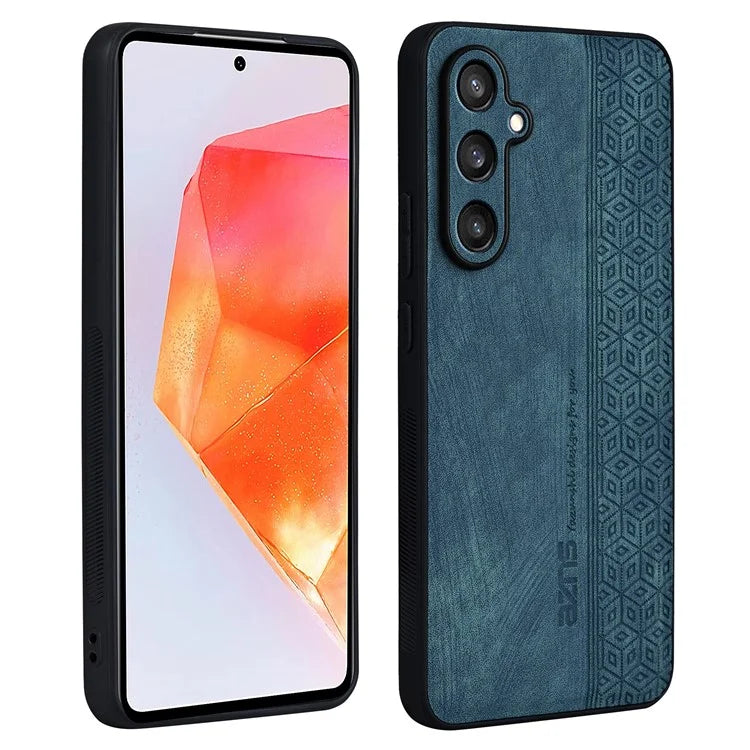 AZNS For Samsung Galaxy M55 5G / C55 5G / F55 5G Case Slim Soft TPU + PU Leather Back Cover