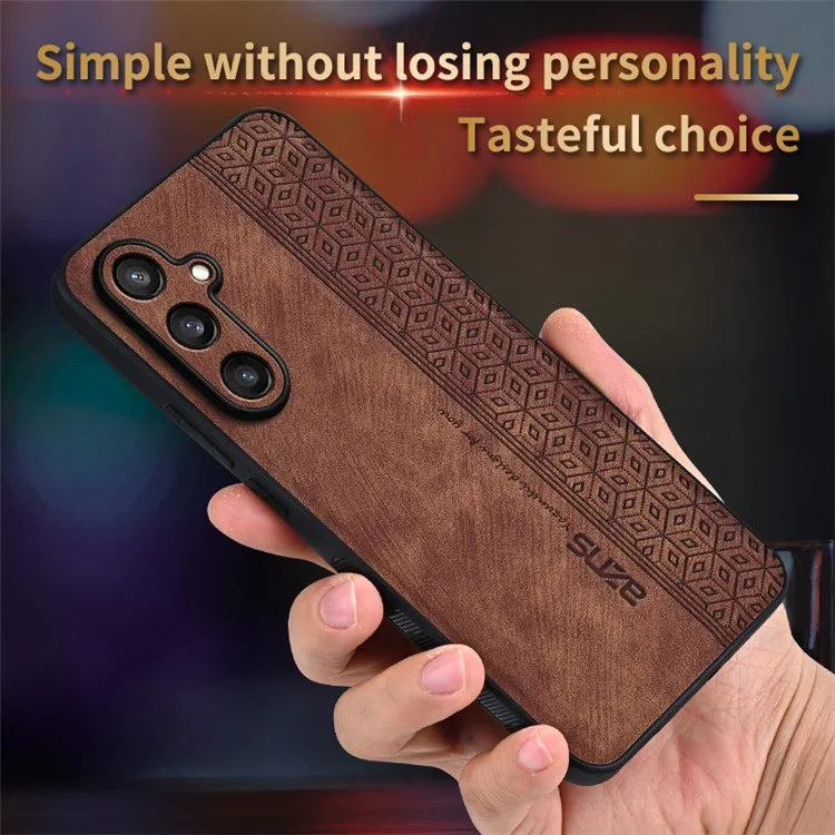 AZNS For Samsung Galaxy M55 5G / C55 5G / F55 5G Case Slim Soft TPU + PU Leather Back Cover