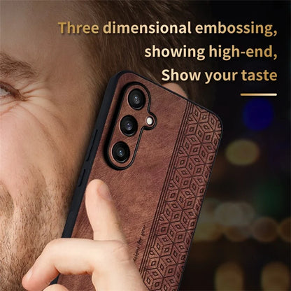 AZNS For Samsung Galaxy M55 5G / C55 5G / F55 5G Case Slim Soft TPU + PU Leather Back Cover