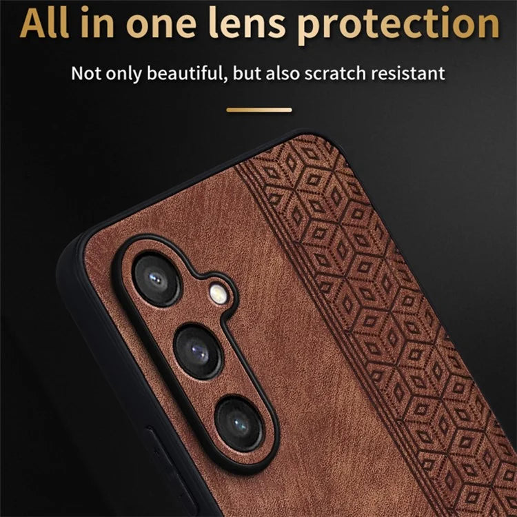 AZNS For Samsung Galaxy M55 5G / C55 5G / F55 5G Case Slim Soft TPU + PU Leather Back Cover