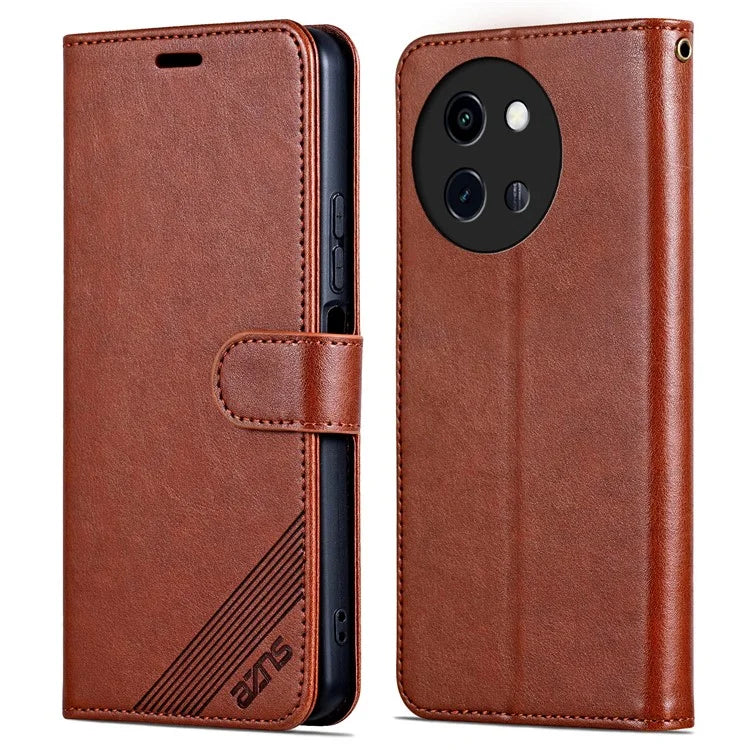 AZNS For vivo Y200i 5G / Y38 5G / T3x Case Folding Stand PU Leather Wallet Phone Cover