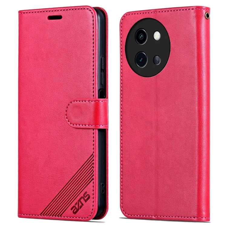 AZNS For vivo Y200i 5G / Y38 5G / T3x Case Folding Stand PU Leather Wallet Phone Cover