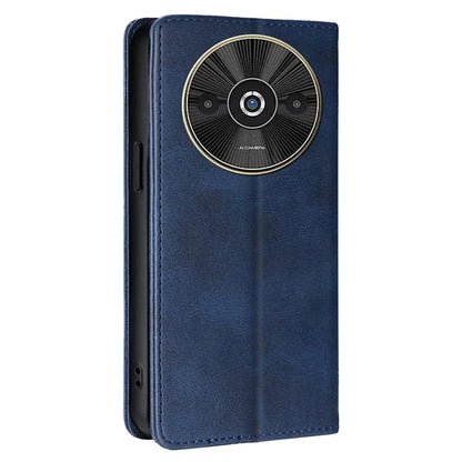 For Xiaomi Redmi A3 / Poco C61 4G Leather Case Magnetic Calf Textured Mobile Phone Cover