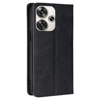 For Xiaomi Redmi Turbo 3 5G / Poco F6 5G Leather Case Calf Texture Wallet Card Slots Flip Phone Cover
